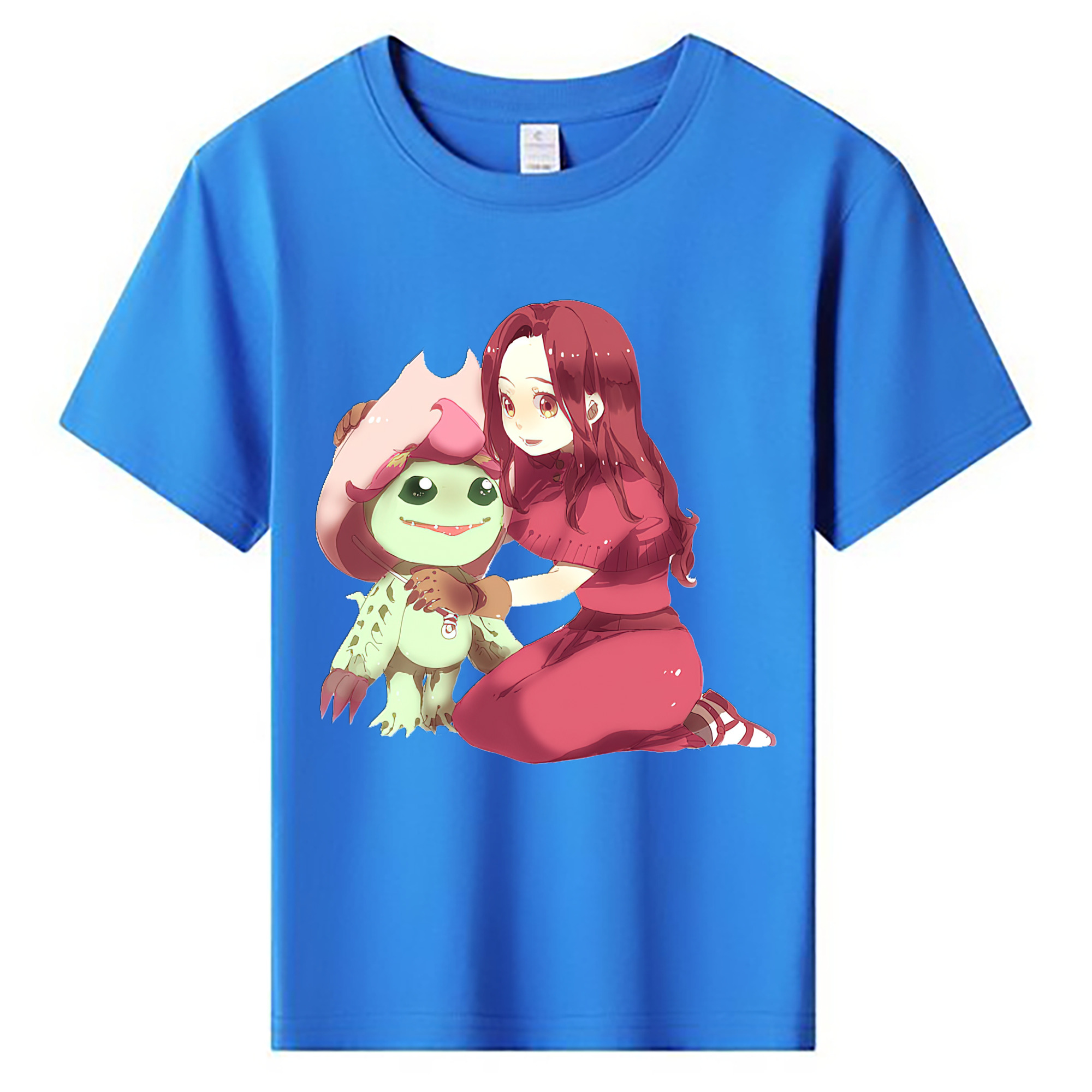 （画像用） Digimon デジタルモンスター/デジモン 綿100％キッズTシャツ（フロントプリント）
